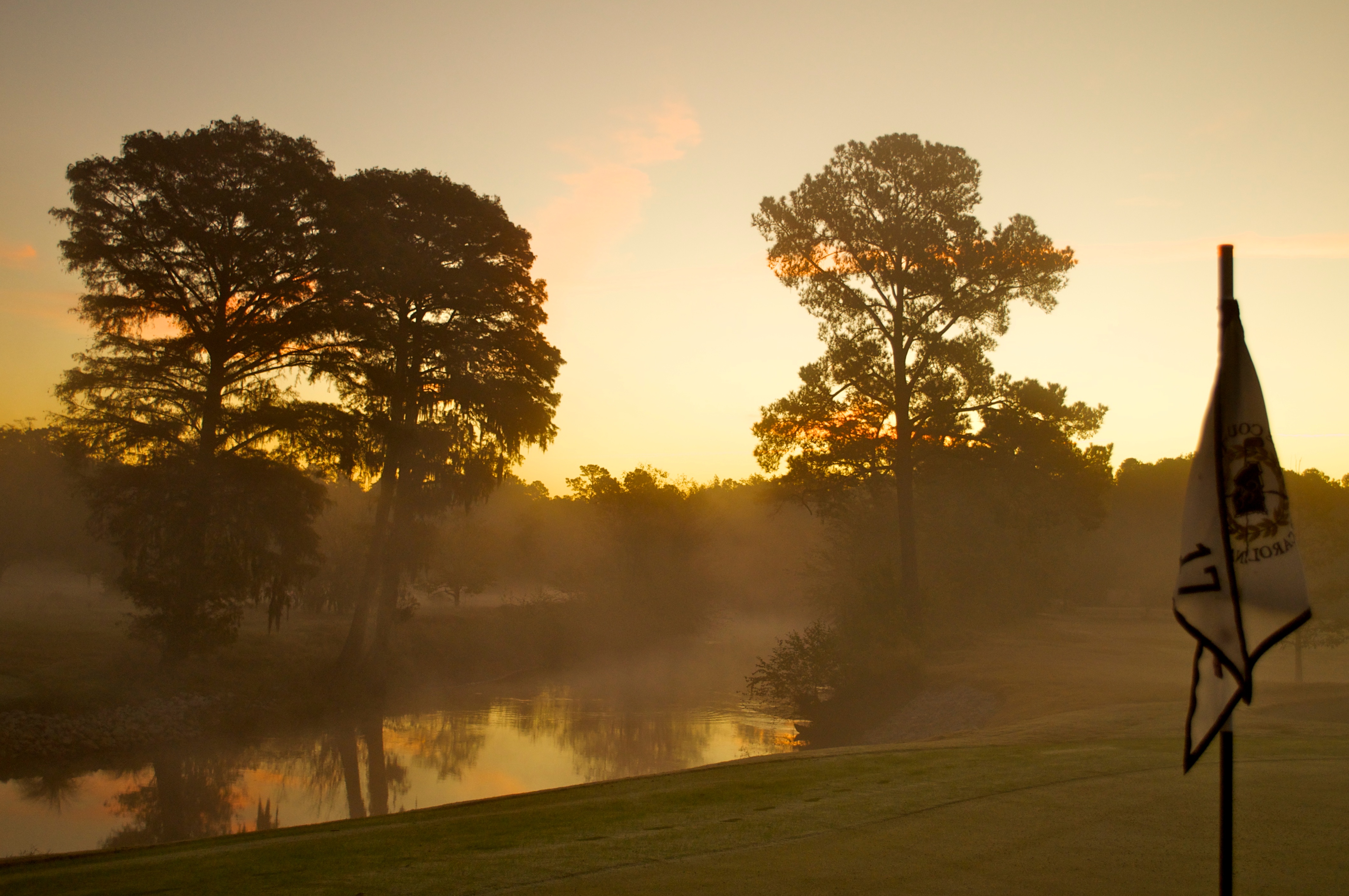 Golden Light at 17th Hole